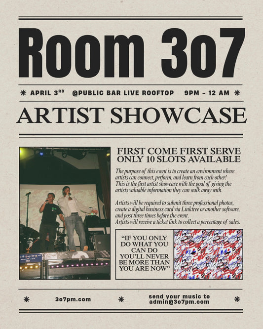 Room 3o7 Artist Showcase
